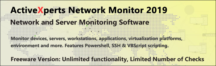 ActiveXperts Network Monitor 2019##Internet
